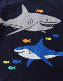 Shark Print T-shirt - CCMOM