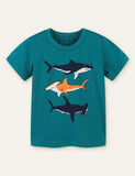 Shark Printed T-shirt - CCMOM