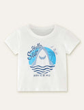 Shark Printed T-shirt - CCMOM