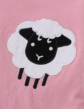 Sheep Appliqu¡§| Sweatshirt Set - CCMOM