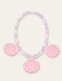 Shell Mermaid Necklace and Earrings Set - CCMOM