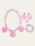 Shell Mermaid Necklace and Earrings Set - CCMOM