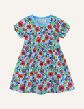 Short-sleeved dress for girls - CCMOM
