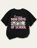 Simple Daisy Printed School T-shirt - CCMOM