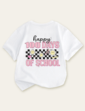 Simple Daisy Printed School T-shirt - CCMOM