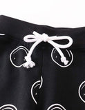 Smiley Printed Sweatpants - CCMOM