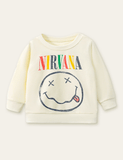 Smiley Printed Sweatshirt - CCMOM