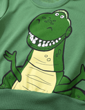 Smiling Dinosaur Printed Sweatshirt - CCMOM