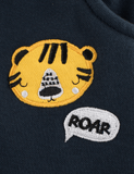 Snoring Tiger Appliqu¡§| Sweatpants - CCMOM