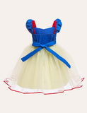 Snow White Mesh Party Dress - CCMOM