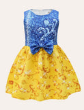 Snow White Sleeveless Party Dress - CCMOM