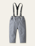 Solid Color Simple Formal Overall - CCMOM