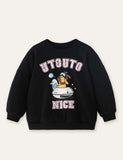 Spaceship Puppy Printed Sweatshirt - CCMOM