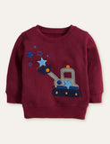 Star Excavator Appliqu¡§| Sweatshirt - CCMOM