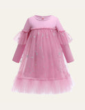 Starry Sky Mesh Party Dress - CCMOM