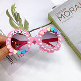 Sticky Pearl Flower Letter glasses - CCMOM