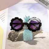 Sticky Pearl Flower Letter glasses - CCMOM