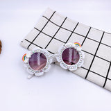Sticky Pearl Flower Letter glasses - CCMOM