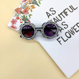 Sticky Pearl Flower Letter glasses