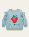 Strawberry Printed Sweatshirt - CCMOM