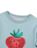 Strawberry Printed Sweatshirt - CCMOM