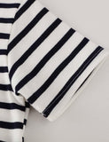 Striped Patch Short Sleeve - CCMOM