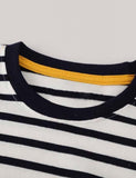 Striped Patch Short Sleeve - CCMOM