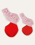 Striped Printed Family Matching Swimsuit