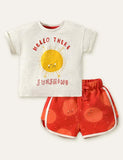 Sun Printed Cute Set - CCMOM