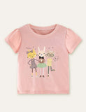 Three Kitten Printed T-shirt - CCMOM