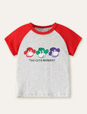 Three Monkeys Printed T-shirt - CCMOM