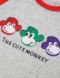 Three Monkeys Printed T-shirt - CCMOM