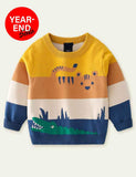 Tiger Brocade Sweater - CCMOM