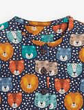 Tiger Printed Long Sleeve Dress - CCMOM
