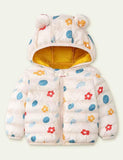 Today Only - Cartoon Printed down Cotton-Padded Jacket - CCMOM