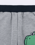 Toddler Cartoon Printed School Sweatpants - CCMOM