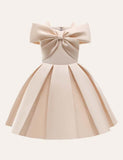 Toddler Girl Bow Suspenders Party Slip Dress - CCMOM