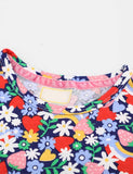 Toddler Girl Floral Rainbow Casual Dress - CCMOM