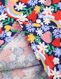 Toddler Girl Floral Rainbow Casual Dress - CCMOM