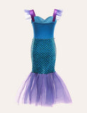 Toddler Girl Mermaid Flutter-sleeve Party Dress - CCMOM