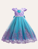 Toddler Girl Mermaid Mesh Party Dress - CCMOM