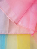 Toddler Girl Rainbow Unicorn Mesh Flutter-sleeve Dress - CCMOM