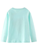Toddler Girl Unicorn Embroidered Long-Sleeve Casual Shirt - CCMOM