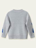 Toddler Kid Alligator Printed Pull Over Sweater - CCMOM