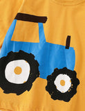 Toddler Unisex Car Printed Long-Sleeved Casual T-shirt - CCMOM