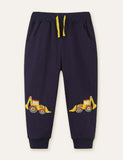 Tractor Appliqu¨¦ Sweatpants - CCMOM