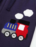 Train Appliqu¡§| Rainbow Sweatpants - CCMOM
