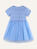 Tulle skirt short sleeve for girls - CCMOM