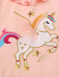 Unicorn Appliqu¡§| Dress - CCMOM