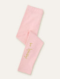 Unicorn Appliqu¡§| Embroidered Leggings - CCMOM